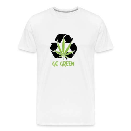 Go Green - Men's Premium Organic T-Shirt