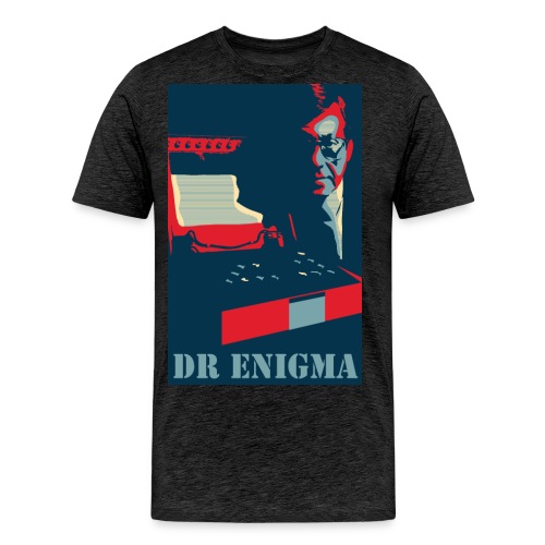 Dr Enigma+Enigma Machine - Men's Premium Organic T-Shirt