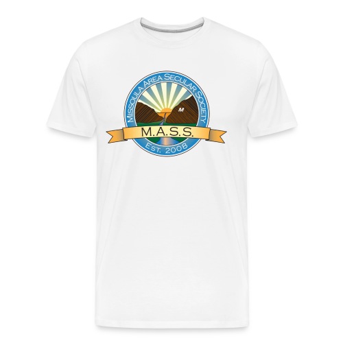 Missoula Area Secular Society Logo - Men's Premium Organic T-Shirt