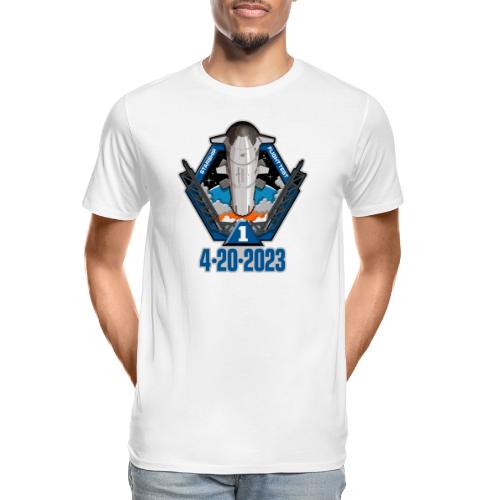 Starship Flight Test 4-20-2023 - Men's Premium Organic T-Shirt