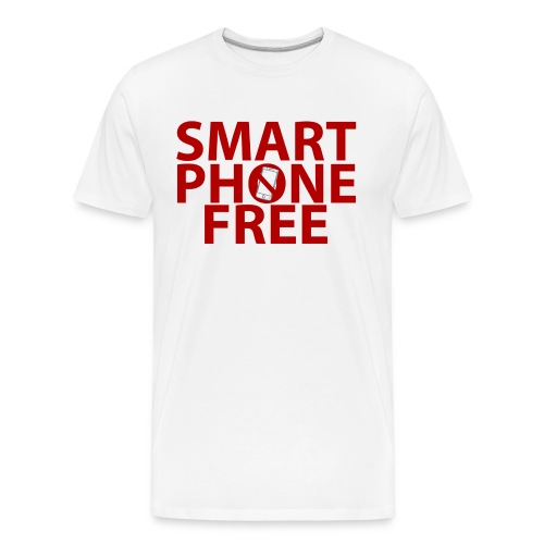 SMART PHONE FREE - Men's Premium Organic T-Shirt