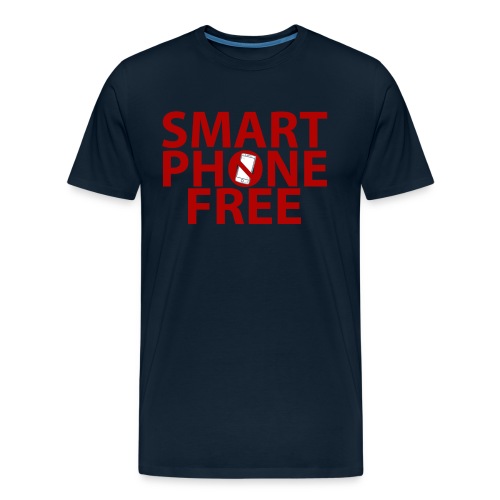 SMART PHONE FREE - Men's Premium Organic T-Shirt