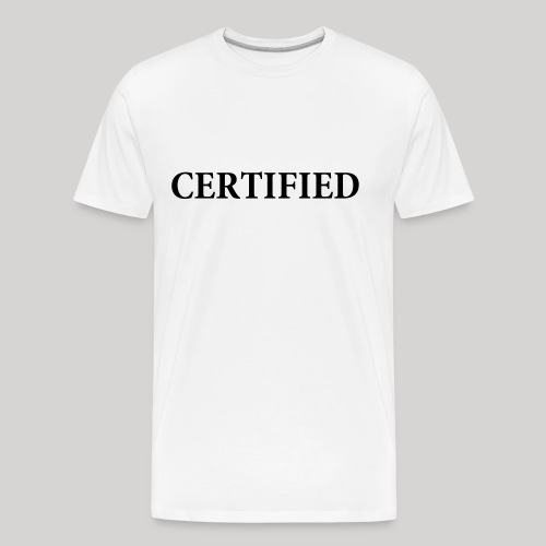 certified - Men's Premium Organic T-Shirt
