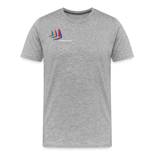 Bonaire Landsailing logo - Men's Premium Organic T-Shirt