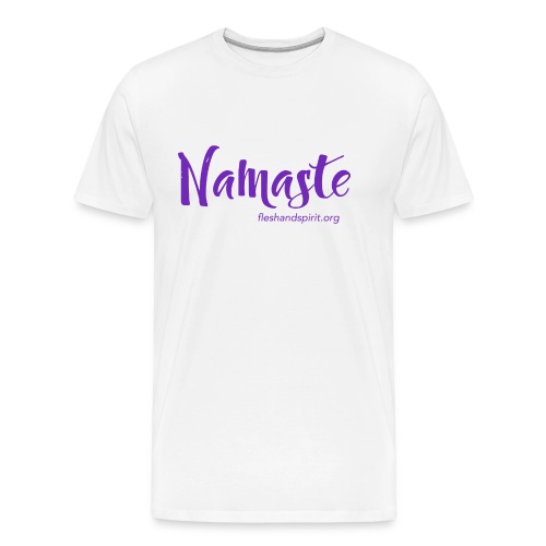 namaste t-shirt - Men's Premium Organic T-Shirt