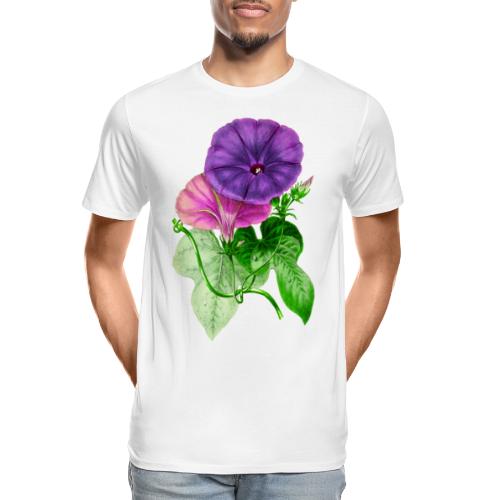 Vintage Mallow flower - Men's Premium Organic T-Shirt