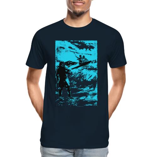 surfer skeletons - Men's Premium Organic T-Shirt