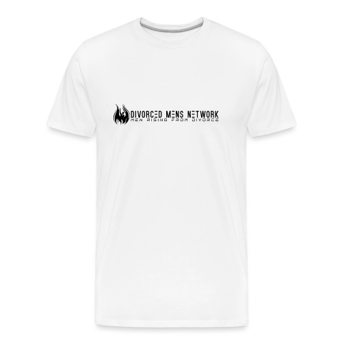 Front (DMN-Black) _ Back (Straight Outta-Black) - Men's Premium Organic T-Shirt