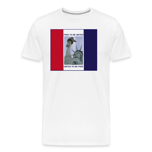 Statue of Liberty USA Freedom - Men's Premium Organic T-Shirt