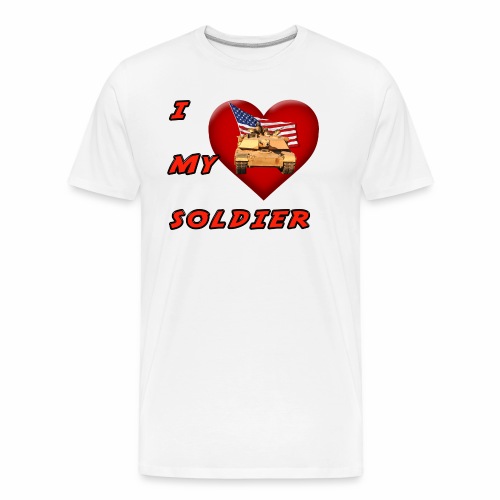 I Heart my Soldier - Men's Premium Organic T-Shirt
