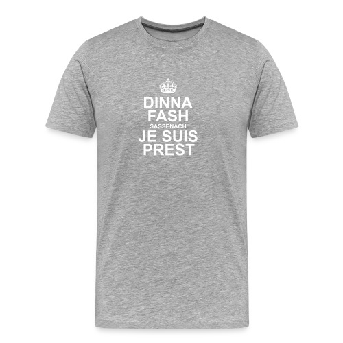 DINNA FASH PREST White - Men's Premium Organic T-Shirt