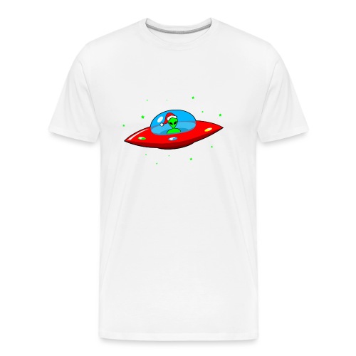 UFO Alien Santa Claus - Men's Premium Organic T-Shirt