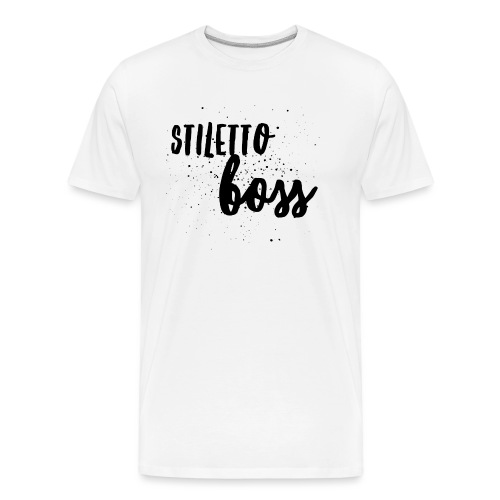 StilettoBoss Low-Blk - Men's Premium Organic T-Shirt