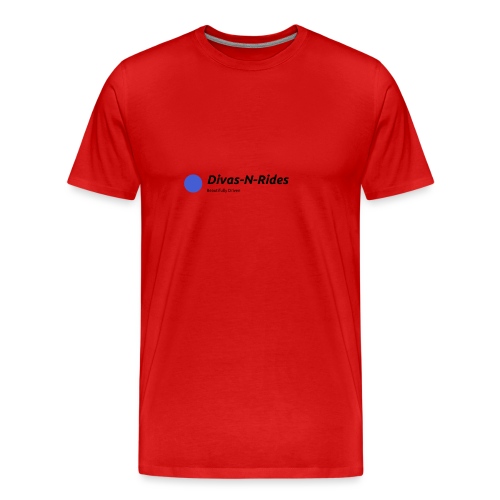 Divas N Rides Blue Dot Spot - Men's Premium Organic T-Shirt