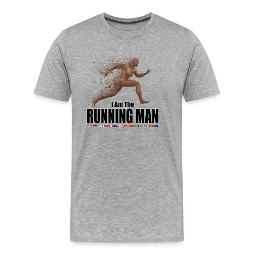 I am the Running Man - Cool Sportswear - Men's Premium Organic T-Shirt