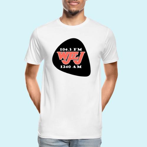 WJEJ Radio AM/FM Guitar Pic Logo - Men's Premium Organic T-Shirt