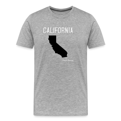 CALIFORNIA WHITE - Men's Premium Organic T-Shirt
