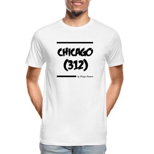CHICAGO 312 BLACK - Men's Premium Organic T-Shirt