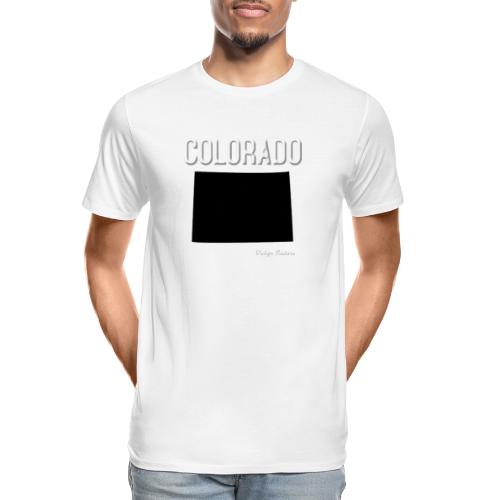 COLORADO WHITE - Men's Premium Organic T-Shirt