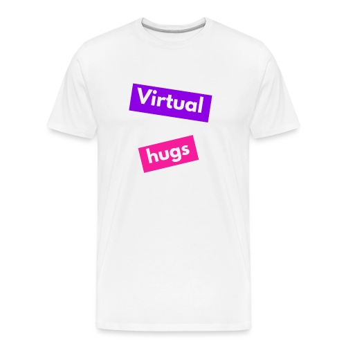 Virtual hugs - Men's Premium Organic T-Shirt