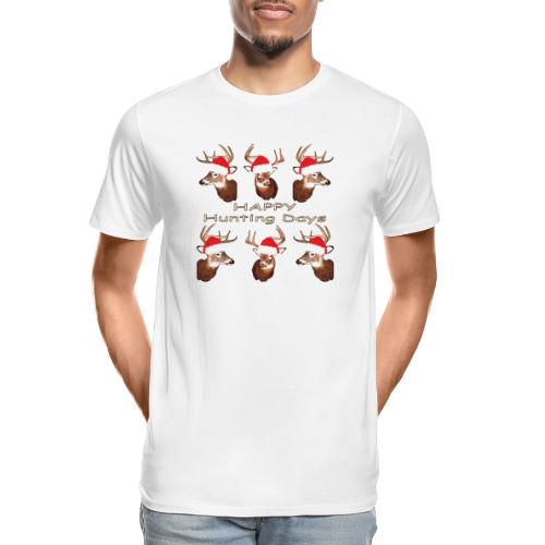 Hunter gifts, hunter, hunting, Christmas, deer - Men's Premium Organic T-Shirt