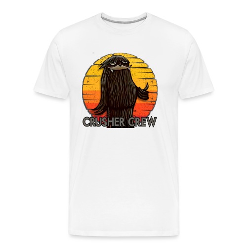 Crusher Crew Cryptid Sunset - Men's Premium Organic T-Shirt