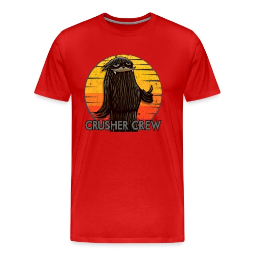Crusher Crew Cryptid Sunset - Men's Premium Organic T-Shirt