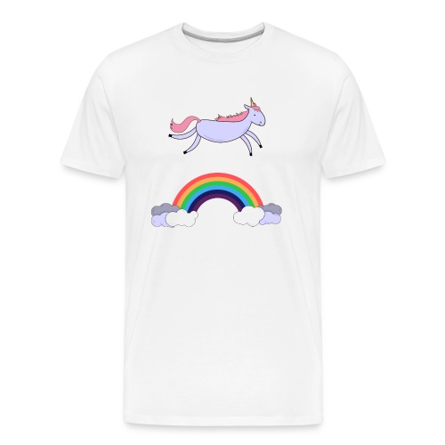 Flying Unicorn - Men's Premium Organic T-Shirt