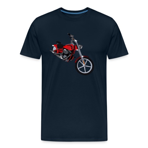 Motorcycle red - Men's Premium Organic T-Shirt