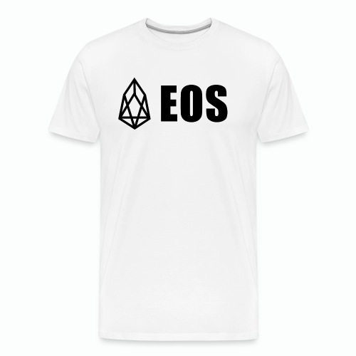 TSHIRT EOS WHITE LOGO - Men's Premium Organic T-Shirt