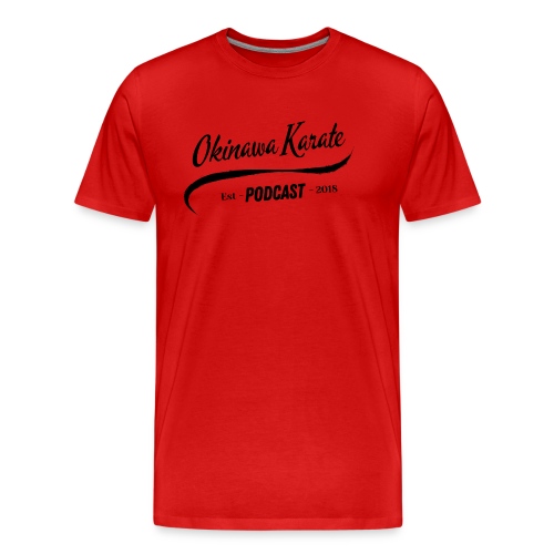 Okinawa Karate Podcast Baseball Design - Men's Premium Organic T-Shirt