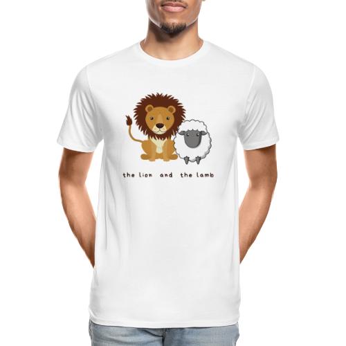 The Lion and the Lamb Shirt - Men's Premium Organic T-Shirt