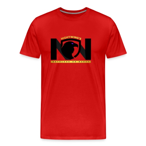 Nightwing All Black Logo - Men's Premium Organic T-Shirt