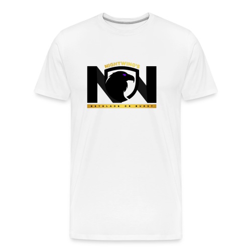 Nightwing All Black Logo - Men's Premium Organic T-Shirt
