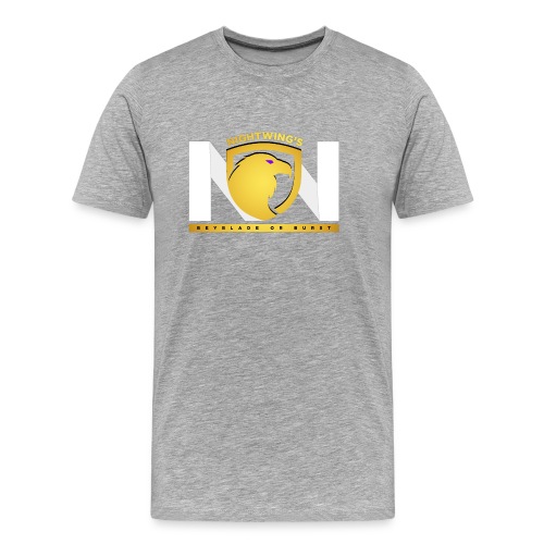 Nightwing GoldxWhite Logo - Men's Premium Organic T-Shirt