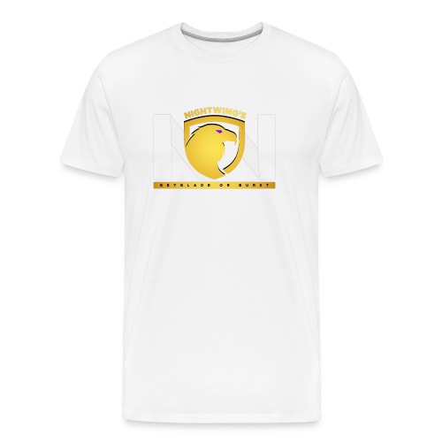 Nightwing GoldxWhite Logo - Men's Premium Organic T-Shirt