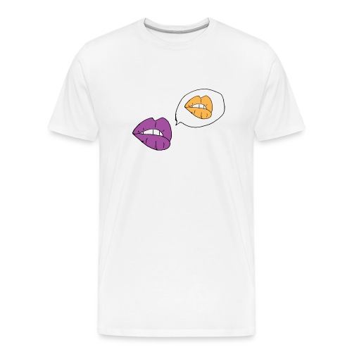 Lips - Men's Premium Organic T-Shirt