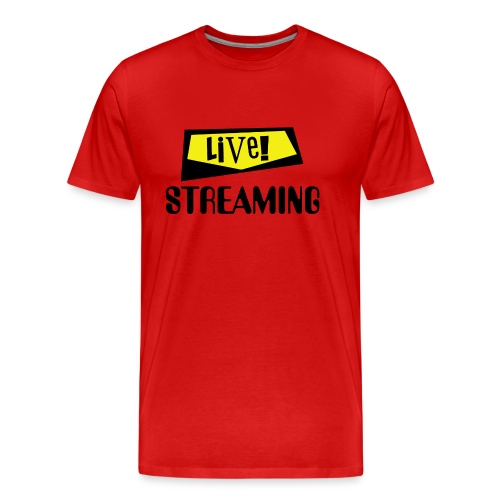 Live Streaming - Men's Premium Organic T-Shirt