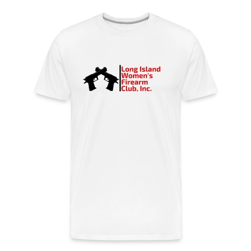 LIWFC Logo - Black and Red - Men's Premium Organic T-Shirt