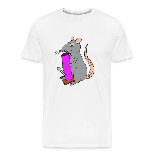 weed rat - Men's Premium Organic T-Shirt