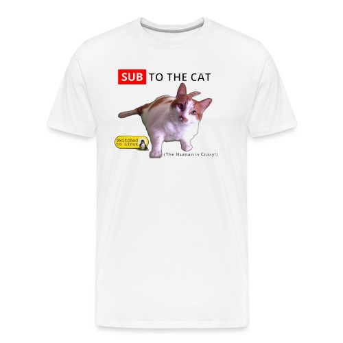 Sub to the Cat - Men's Premium Organic T-Shirt
