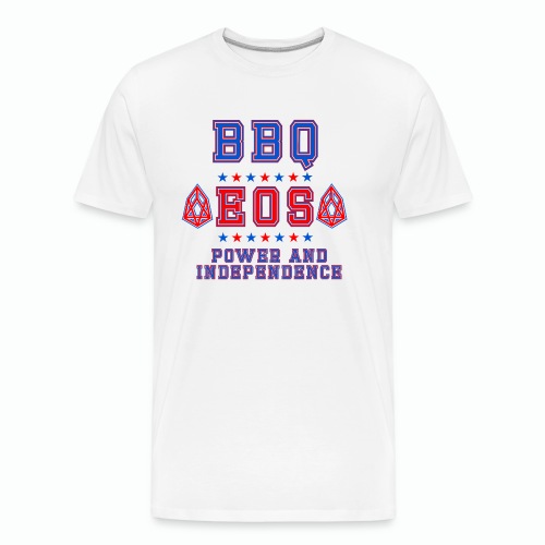 BBQ EOS POWER N INDEPENDENCE T-SHIRT - Men's Premium Organic T-Shirt