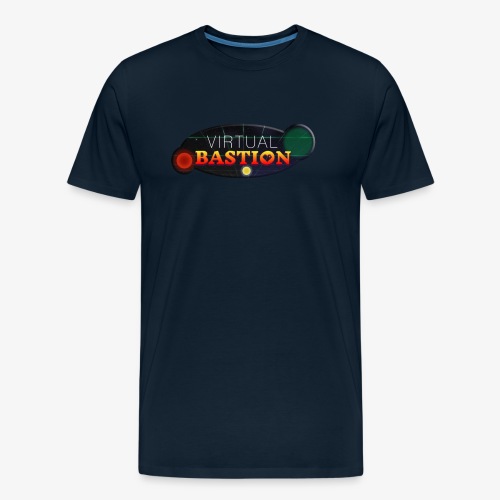 Virtual Bastion: Space Logo - Men's Premium Organic T-Shirt
