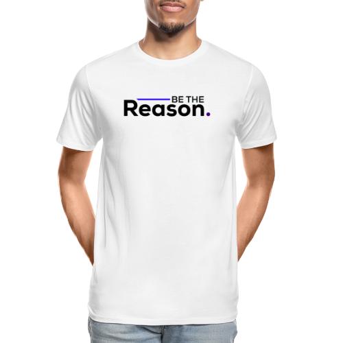 Be the Reason Logo (Black) - Men's Premium Organic T-Shirt