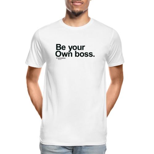 Boss in black - Men's Premium Organic T-Shirt