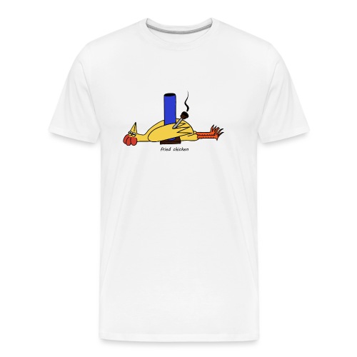 fried chicken - Men's Premium Organic T-Shirt