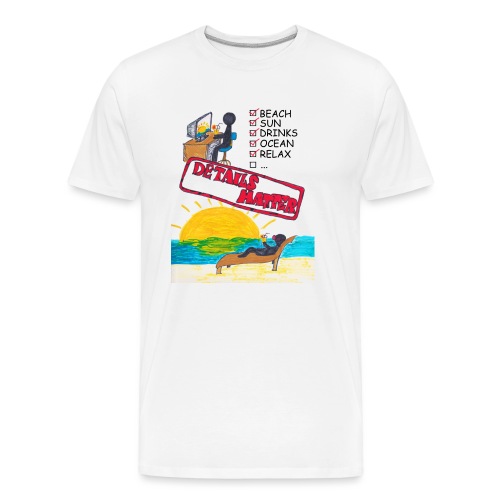 Details Matter Beach Edition - Men's Premium Organic T-Shirt