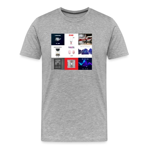 Album Art Mosaic - Men's Premium Organic T-Shirt