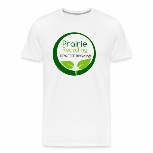 Prairie Recycling Official Logo - Men's Premium Organic T-Shirt