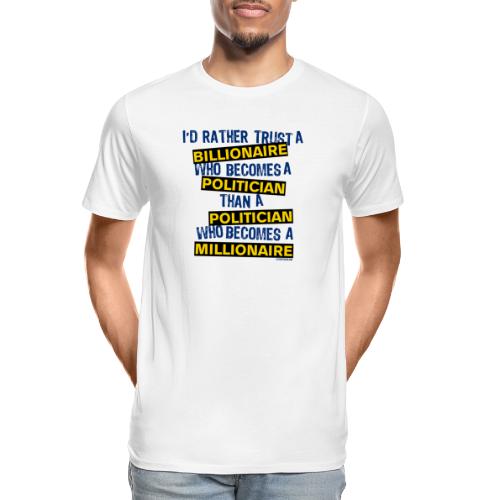 POLITICIAN - Men's Premium Organic T-Shirt